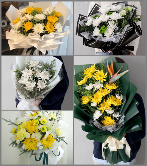 山西晋中昔阳县三都乡李家河村白事花束代送